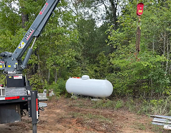 tank installation